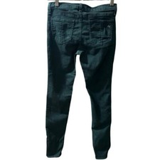 Rag  Bone Legging Jeans Women's Sz 27 Green Mid Rise 5-Pocket Dark Wash