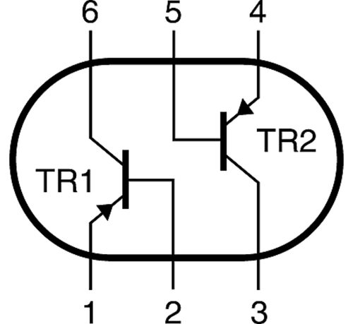10 Stück Transistor PBSS3515VS PNP 15 V 500 mA 280 MHz, SSMini 6-Pin (M4892) - Picture 3 of 7