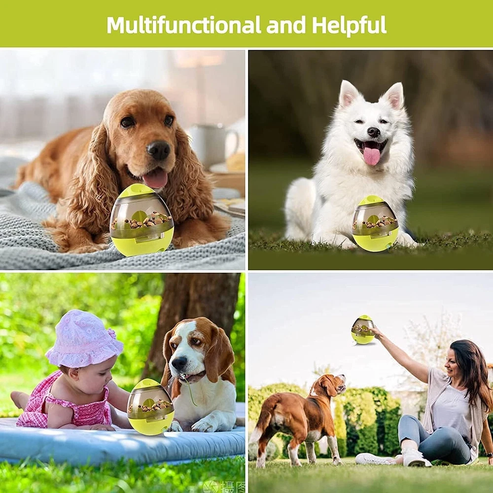 Tumbler Pet Toy, Automatic Pet Slow Feeder Treat Ball, Cat or Dog Toy