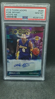 2019 PANINI HOOPS KOBE BRYANT HOOPS INK PSA 10 | eBay