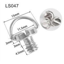 5 Viti A D 1/4 Pollice Per Piastra Rapida Treppiede - Acciaio Inox Universali - Foto 4