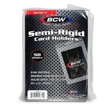 Lot of 1000 BCW Large Semi Rigid Graded Tradi...