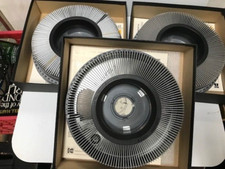 Lot of 3 Kodak Carousel Transvue 140 Slide Trays, tested, work FC109-3 T1196 