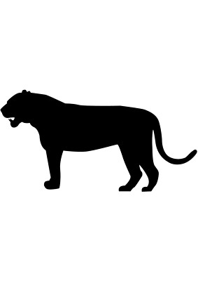 Sticker Tiger Aufkleber
