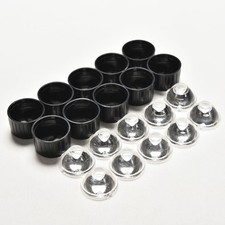 5 degree Lens Reflector Collimator with Holder Set For 1w 3w 5w LED to z8