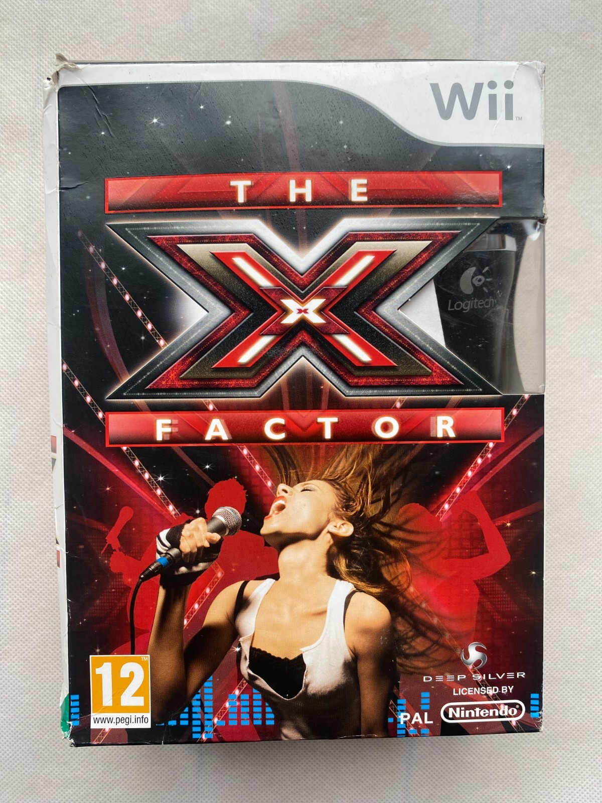 X Factor inc Single Microphone (damaged packaging) - Wii UK Release Sealed!