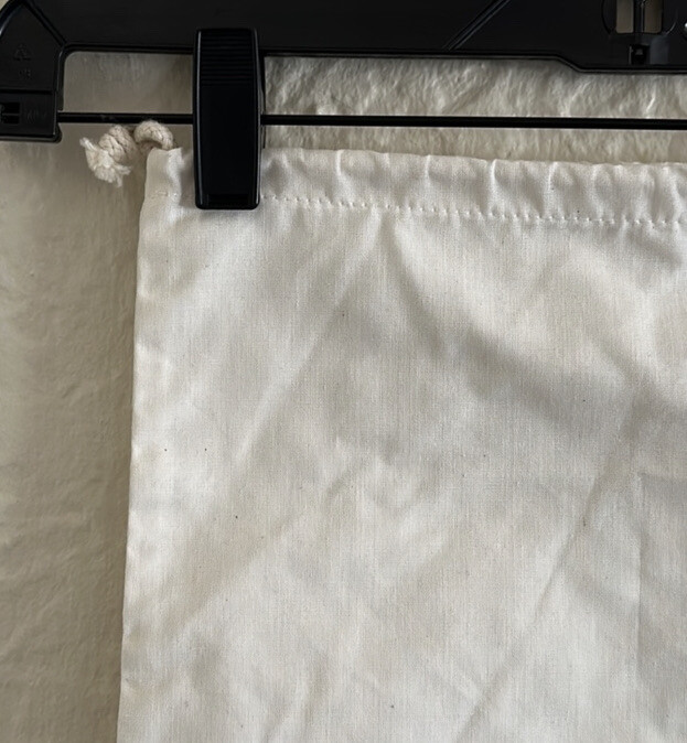 Tibi Ivory Cream Small Woven Rectangular Dust Bag - image 2