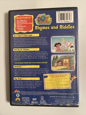 Dora the Explorer: Rhymes and Riddles (DVD, 2003) 97368790643| eBay