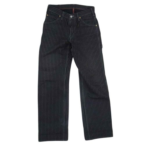 Iron Heart Wabash Striped Engineer Painter Pants Black 31 Men Old