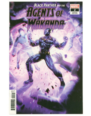 Marvel BLACK PANTHER and the AGENTS of WAKANDA #2 1:10 Video Game Variant Cover