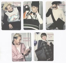Kpop BIGBANG G-Dragon T.O.P  Dae-Sung Tae-Yang Seung-Ri 5 card RARE 40