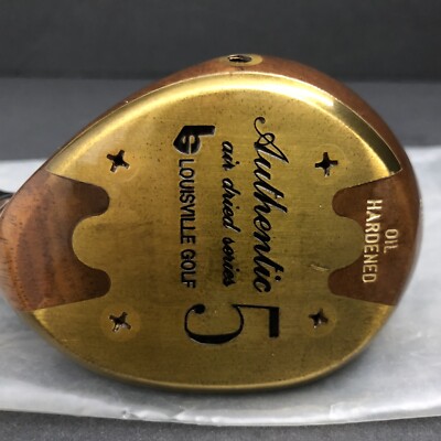 Louisville Authentic Series Golf Club 5 Wood Persimmon Oil