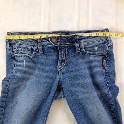 SILVER JEANS Tuesday Medium Wash Low-Rise Straight Leg Denim Jeans Damen 28/31 - Bild 5 von 11