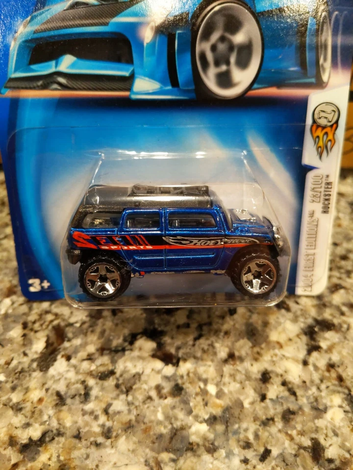HOT WHEELS 2004 FIRST EDITIONS 23/100 ROCKSTER DIECAST 1:64 MATTEL 2003 NEW MOC - Image 2 of 4