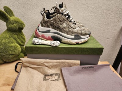 Balenciaga X Gucci Triple S Sneaker 'The Hacker Project' Sz- 9