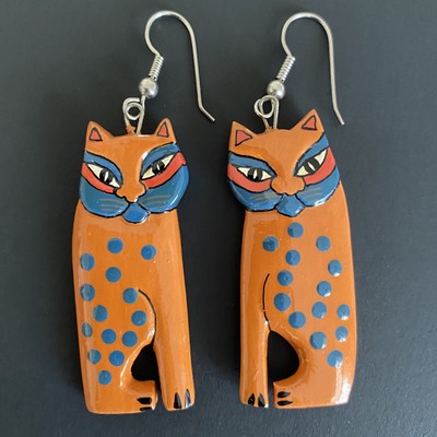 siamese cat earrings