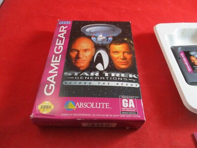 Star Trek: Generations: Beyond the Nexus (Sega Game Gear) COMPLETE
