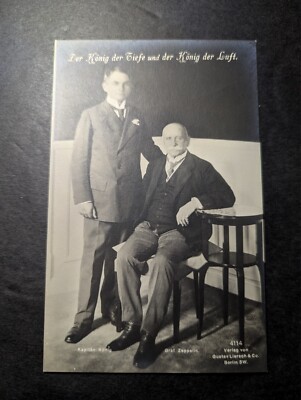 Mint Germany Military PPC Postcard Paul Konig Submarine and Airship ...