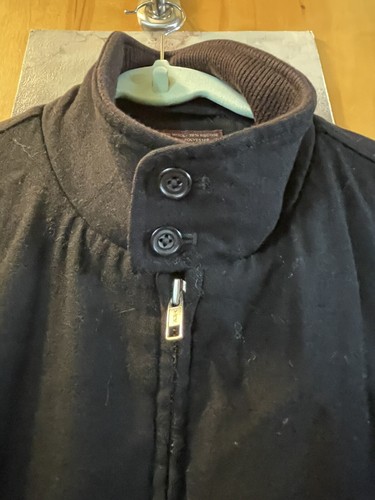 Mens M black NORDSTROM WOOL BLEND JACKET zip front & thrashed a bit - Picture 8 of 8