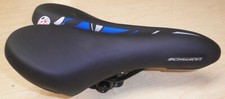 SCHWINN BLACK/BLUE/WHITE BIKE SADDLE/SEAT BICYCLE PARTS 36-2
