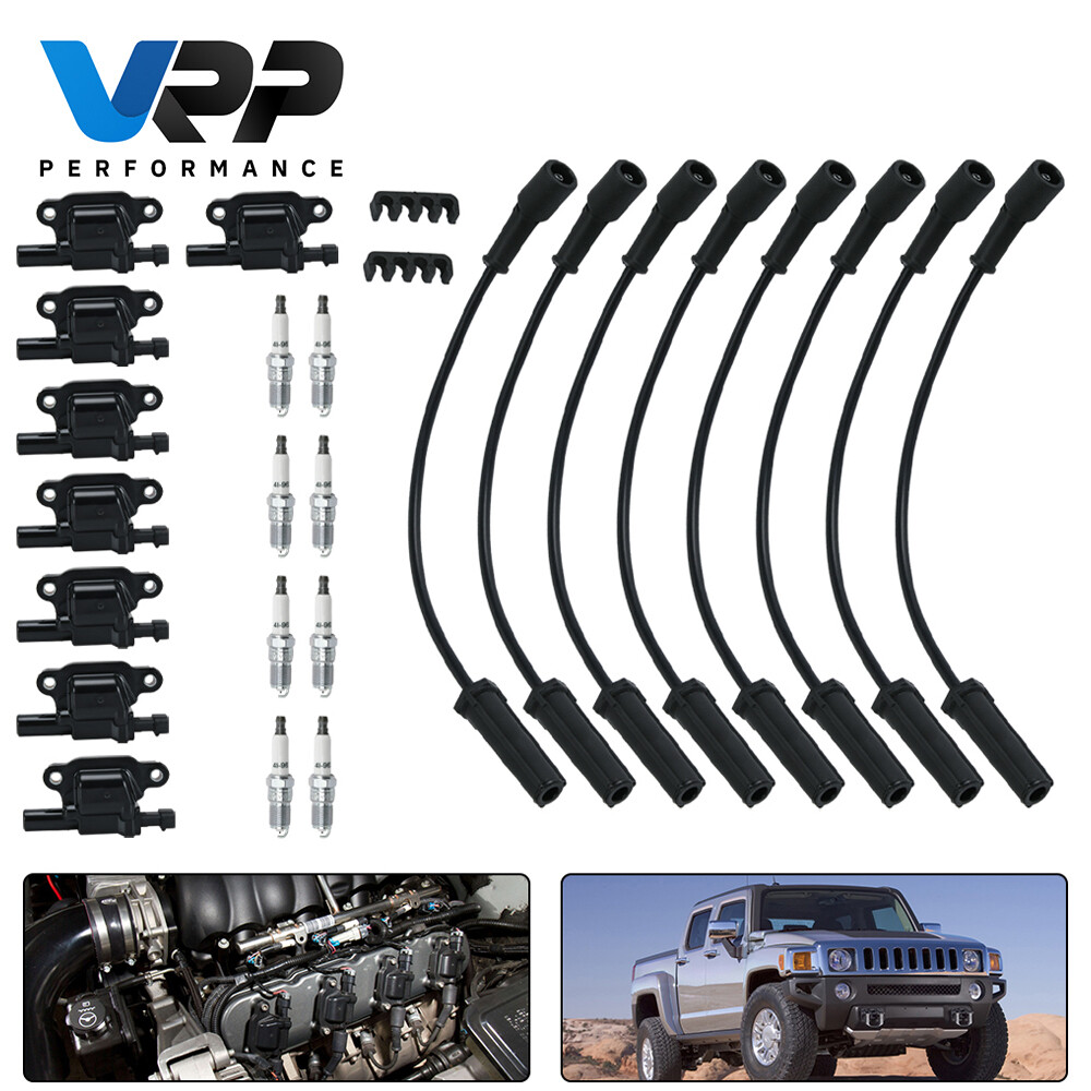 Spark Plugs And Wire And Coil Packs Ignition Coil Set For GM 4.8 6.0 6.2 7.0