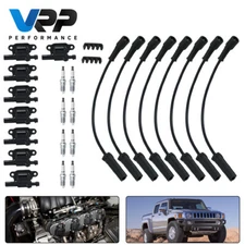 Spark Plugs And Wire And Coil Packs Ignition Coil Set For GM 4.8 5.3 6.2 7.0