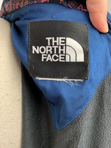 VTG The North Face Belted Breathable Hooded Jacket Women's SZ S ? Aztec Stripe - Picture 11 of 12