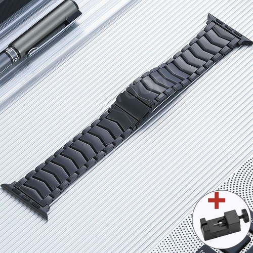 Titanium Band Watch Strap for Apple Watch Ultra 2 49mm Series 9 8 7 SE 6 5 4 3 2 - Picture 3 of 16