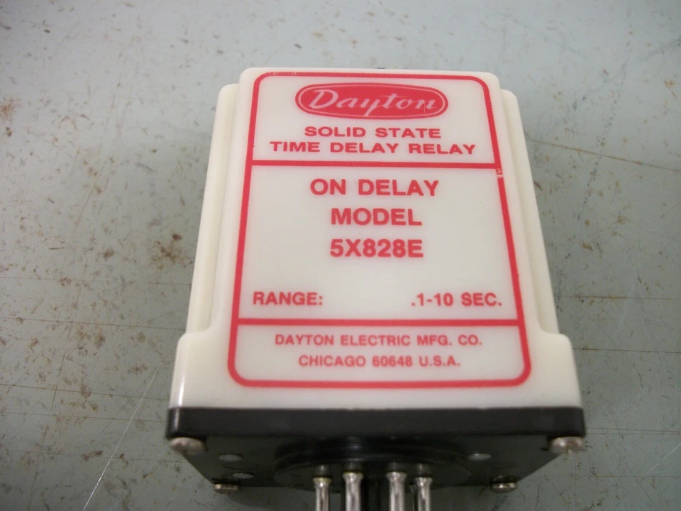 DAYTON SOLID STATE TIME ON DELAY RELAY 5X828E 0.1-10SEC - Image 3 of 3