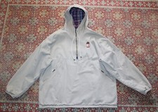 Boa Resort Men's XL Vintage Hooded Jacket Rare Pfizer LA-200 1/2 Zip 100% Cotton