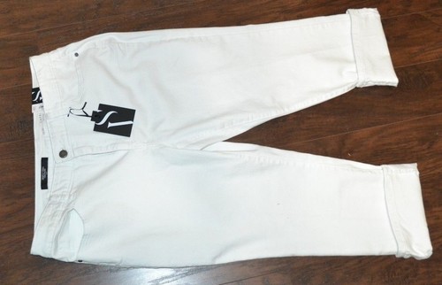 Simply Vera VERA WANG Denim Capri White 