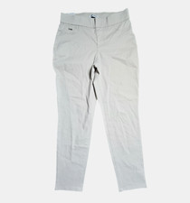 Nine West Heidi Pull On Crop Skinny Twill Yoga Pants Khaki Pants Womens 6 NWT