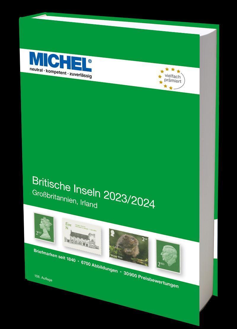 Thumbnail - Britische Inseln 2023/2024 Europa Teil 13 Michel-redaktion Buch 608 S.