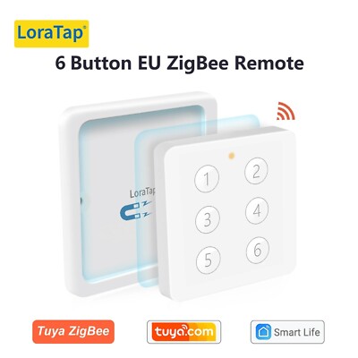 Zigbee Schalter 6 fach Gang Scene Switch Button IoBroker Wandschalter Alexa