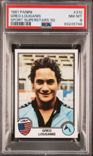 1981 Panini Sport Superstars #312 Greg Louganis Rookie Card RC PSA 8 NM-MT POP 2