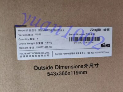 NEW Ruijie Reyee RG-NBS5750-28GT4XS-E 28-port high-performance 10-gigabit switch