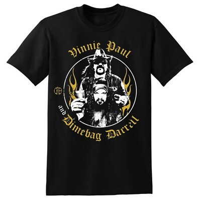 Pantera ABBOTT BROS Vinnie Paul Dimebag Darrell Official SHIRT LG New damageplan
