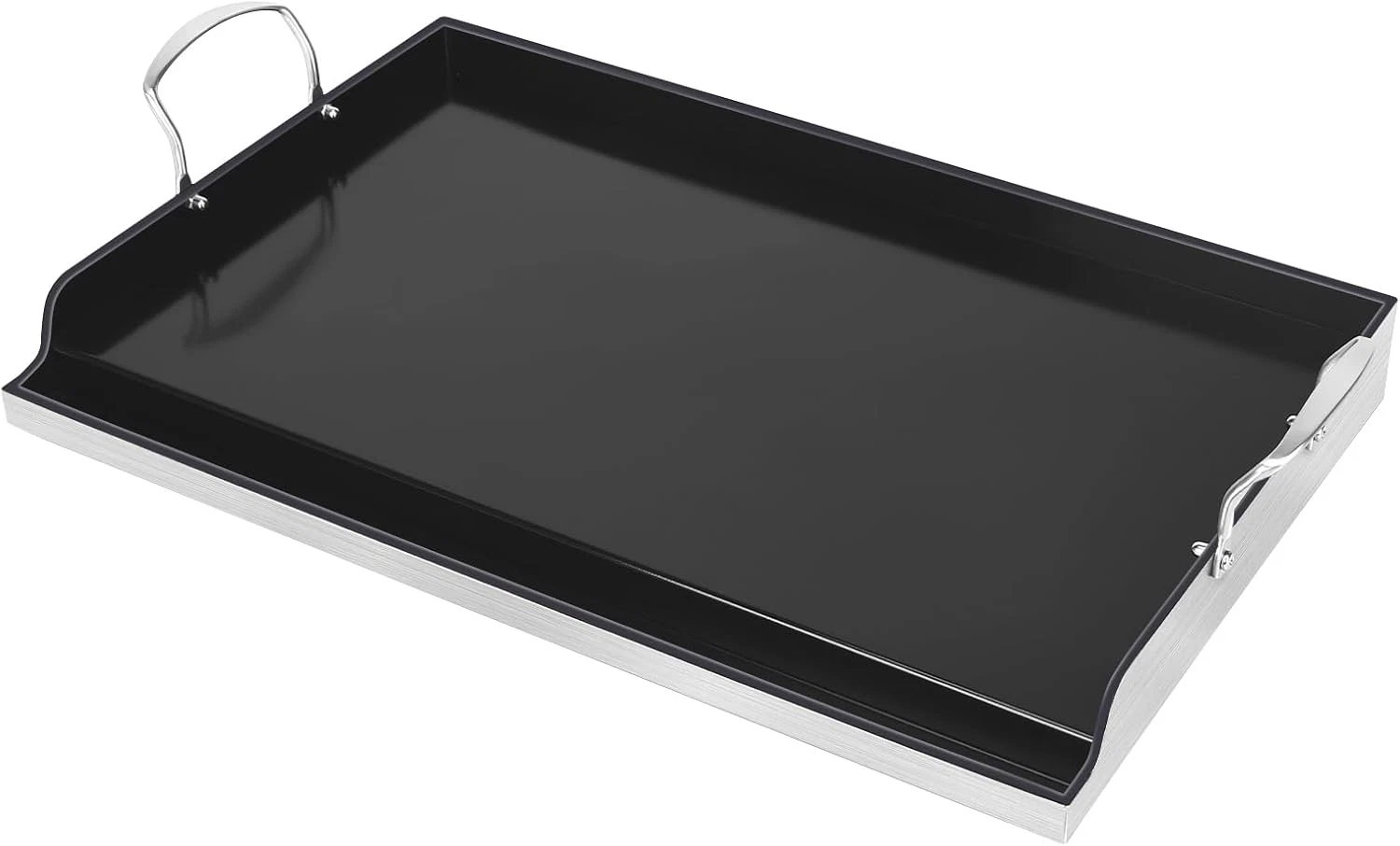 25" Nonstick Ceramic Griddle - Oven Safe to 500°F for Grill & Stove Use