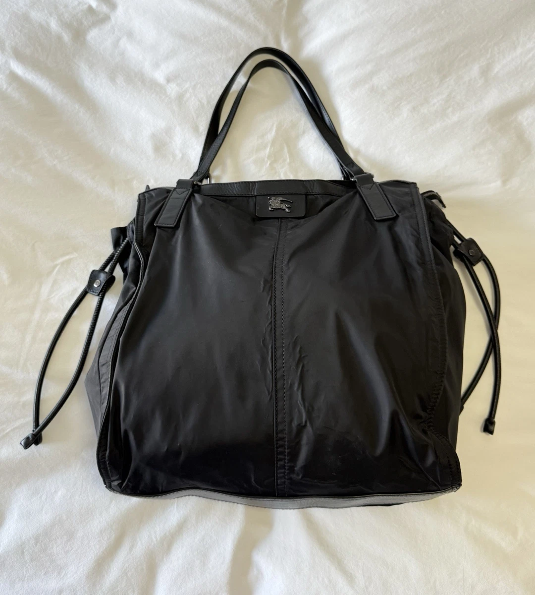 Burberry Black Nylon Exterior Bags & Handbags for Women for sale
