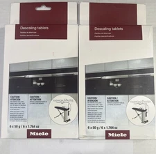 2-Pack Miele Descaling Tablets for Coffee Machines Steam Ovens Ranges NEW