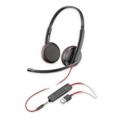 Poly Plantronics Blackwire C310-M Headset mit Mikrofon Stereo USB-A 209747-201