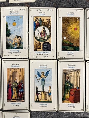 Grand Etteilla Tarot Egyptian Gypsies 1977 78 Cartes GRIMAUD Holly