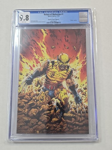 Return of Wolverine (2018 Marvel) #1 McNiven Virgin Variant CGC 9.8 1:1000
