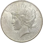 1928-S Peace Silver Dollar San Francisco Mint 90% Silver Better Date $1 US Coin