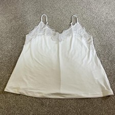 White Lace Cami Top M
