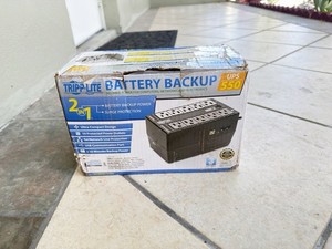 Tripp Lite INTERNET550U 550VA UPS 10 Outlets Surge Protection USB Tel/Network
