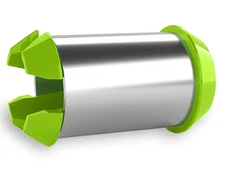 , EZ Guard Single Stud Electrical Wire Protector 25 PK green, silver