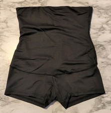 Maidenform High Waisted Shaper Boy Short Brief Black Large