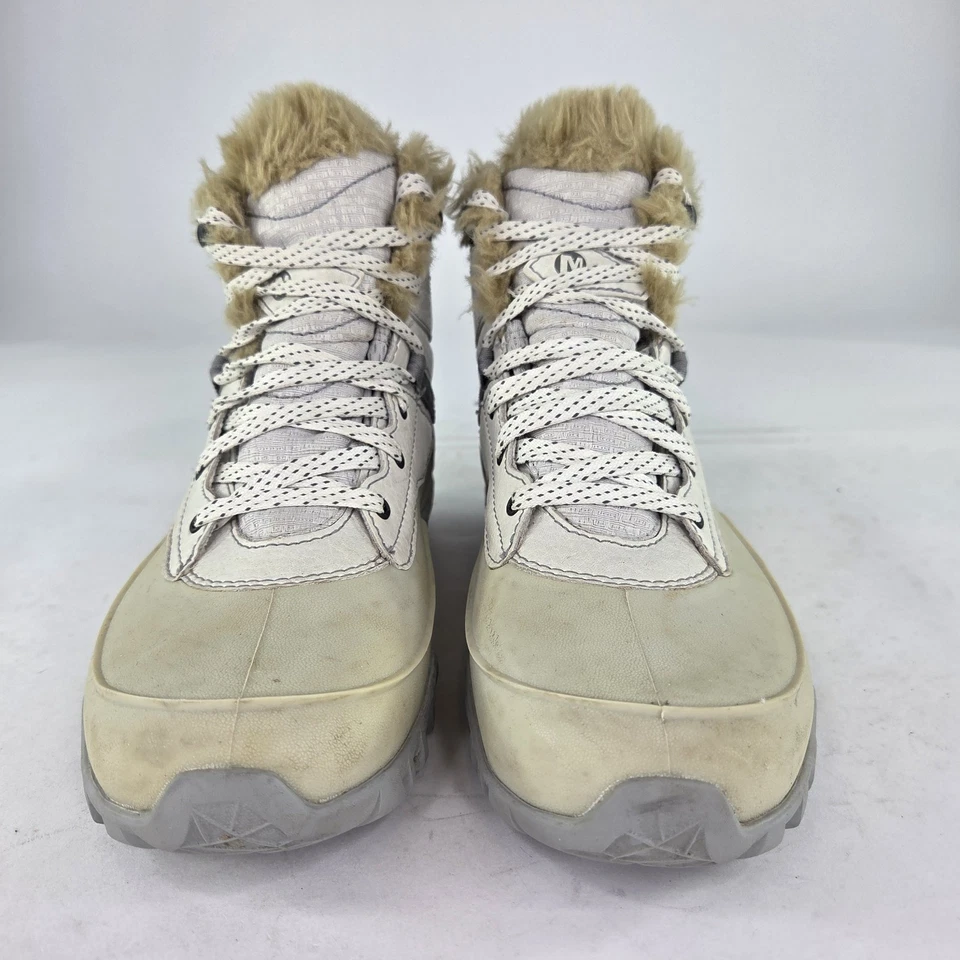 Merrell Fluorecein Ash 200G Botas de Inverno Impermeáveis EUA 7.5 Bota de Renda Forrada de Pele - Imagem 2 de 4