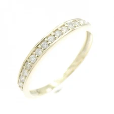 Authentic K10YG Half Eternity Diamond Ring 0.18CT  #260-008-037-8082